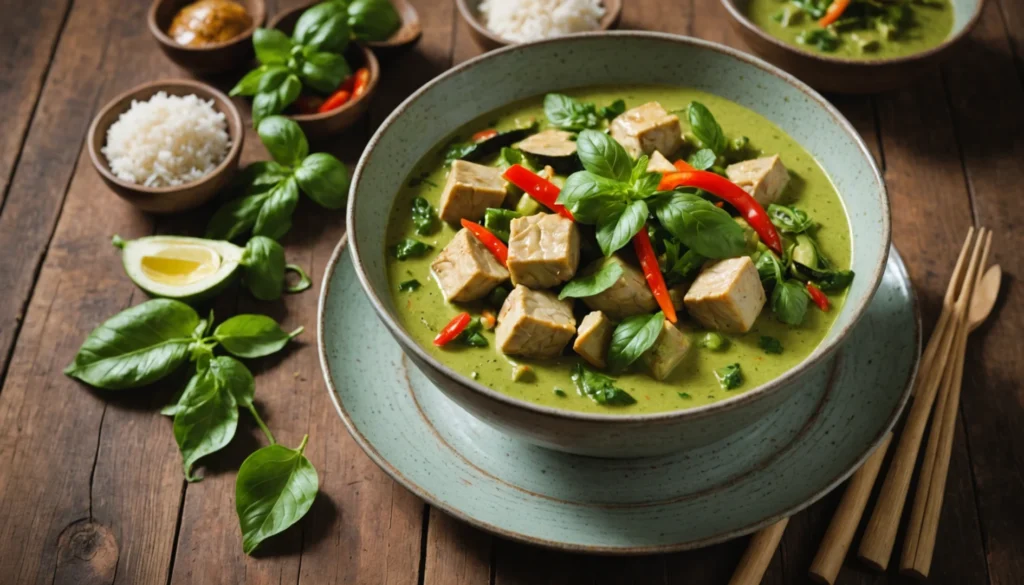 recette thai curry vert