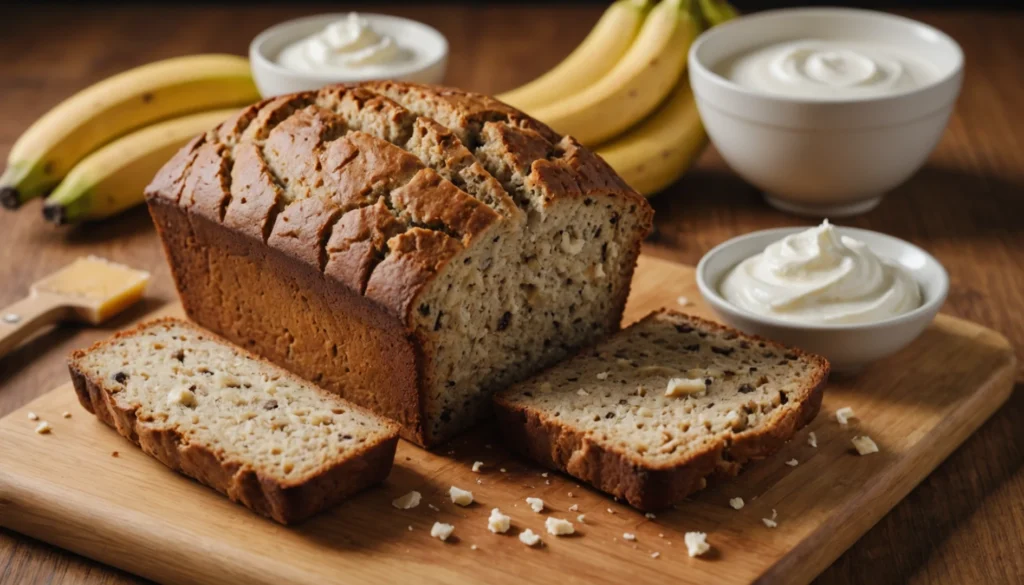 banana bread yaourt