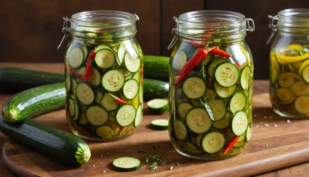 recette de pickles de courgettes